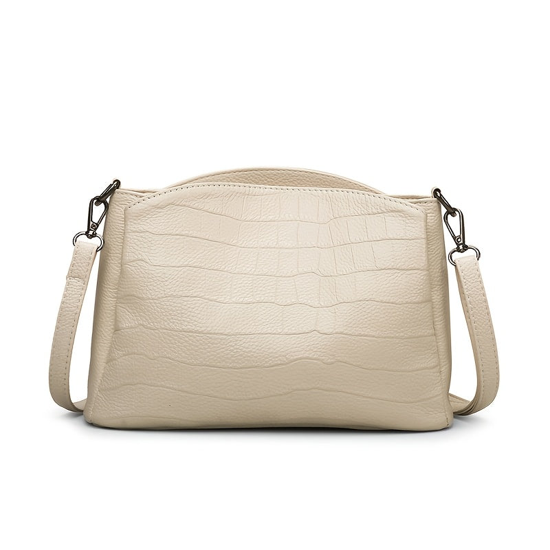Vivienne – El bolso de hombro elegante de cocodrilo