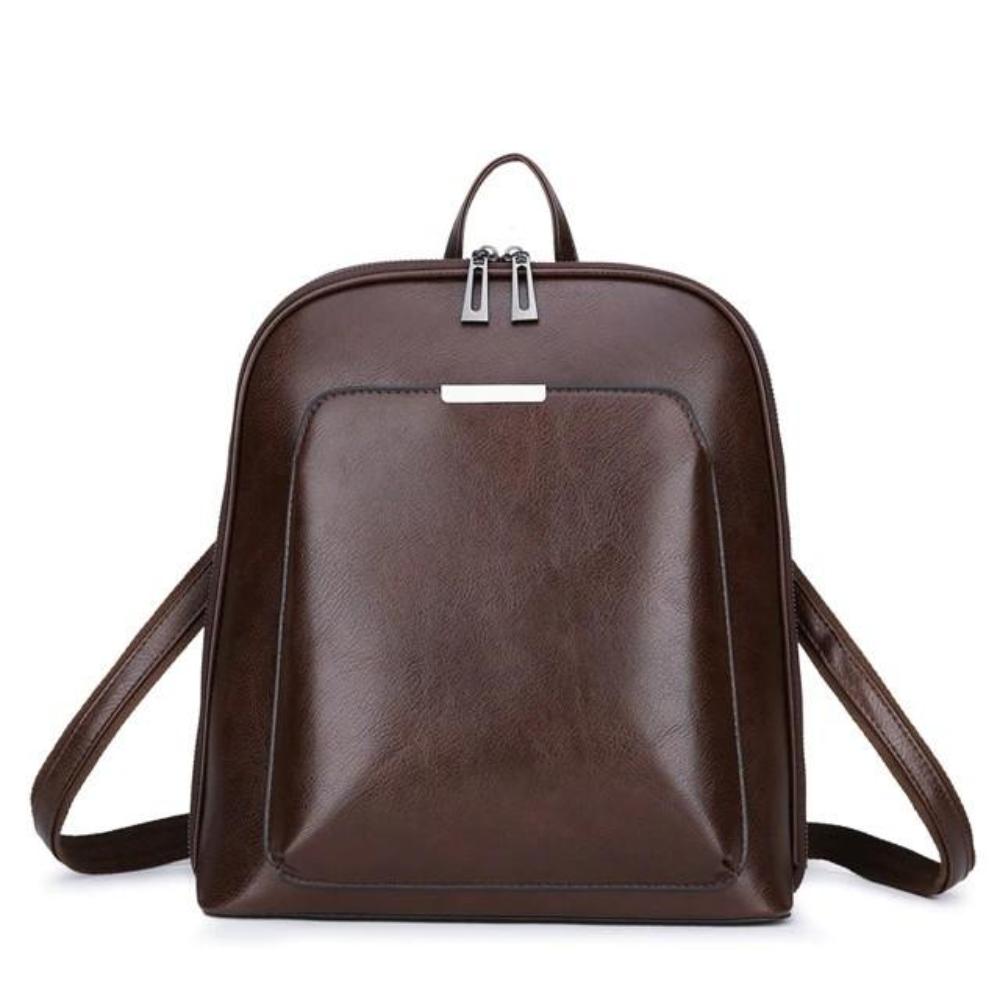 Isabella – Mochila elegante con doble cremallera, diseño refinado