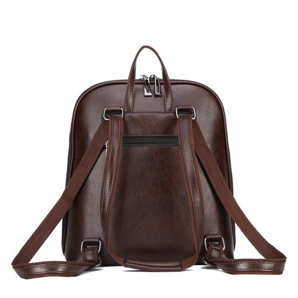 Isabella – Mochila elegante con doble cremallera, diseño refinado