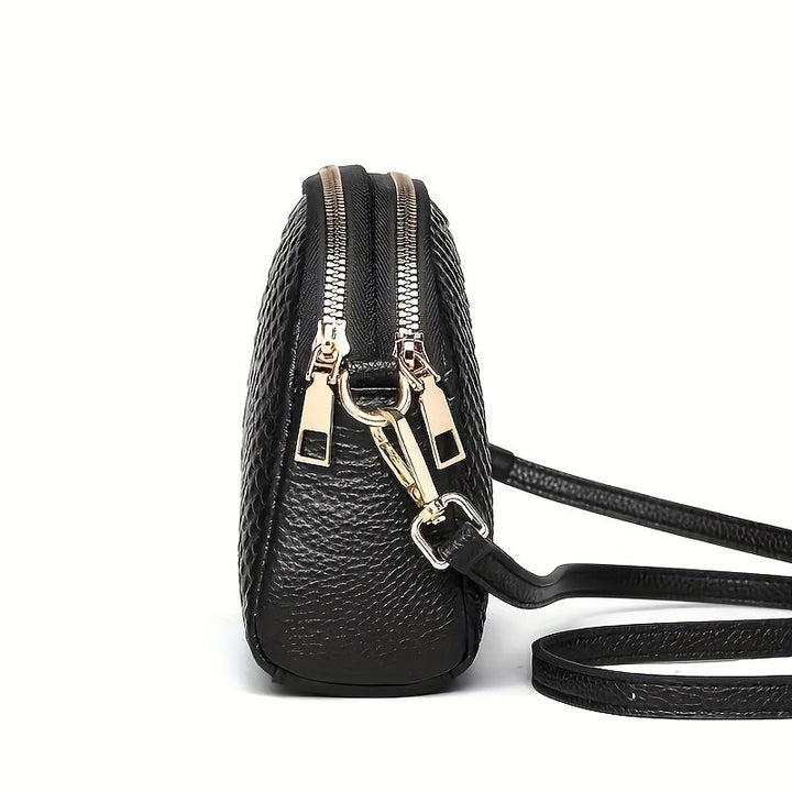 Isabella – Bolso bandolera elegante con relieve de cocodrilo