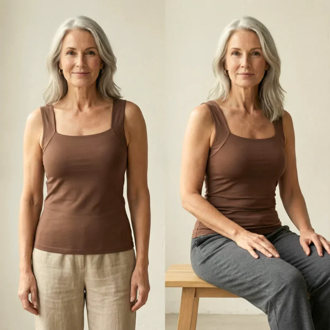 Alba – Camiseta tirantes con sujetador integrado