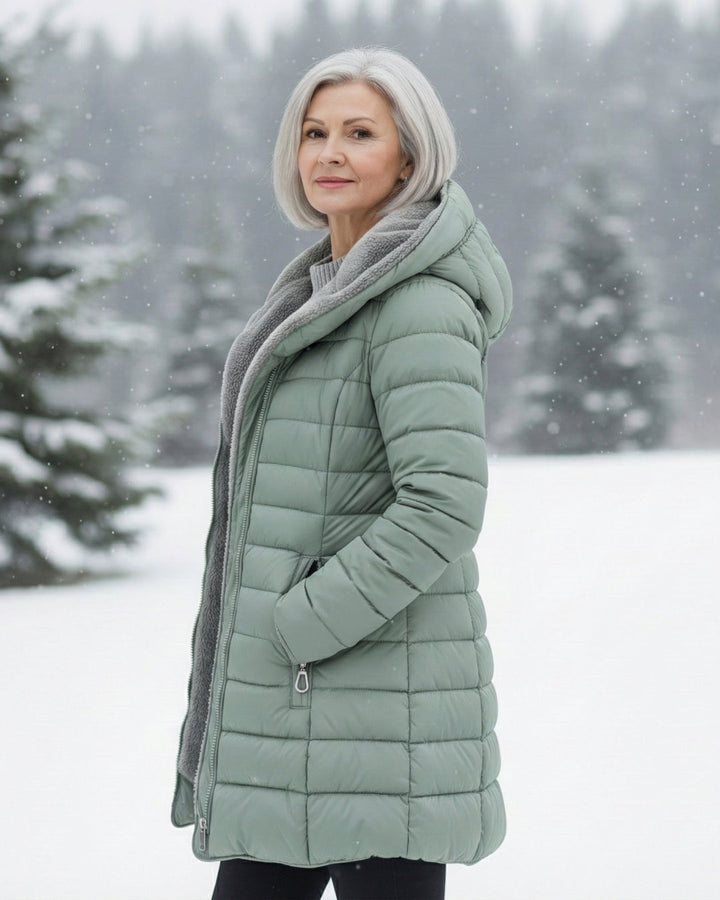 Clara – Abrigo acolchado elegante con forro polar