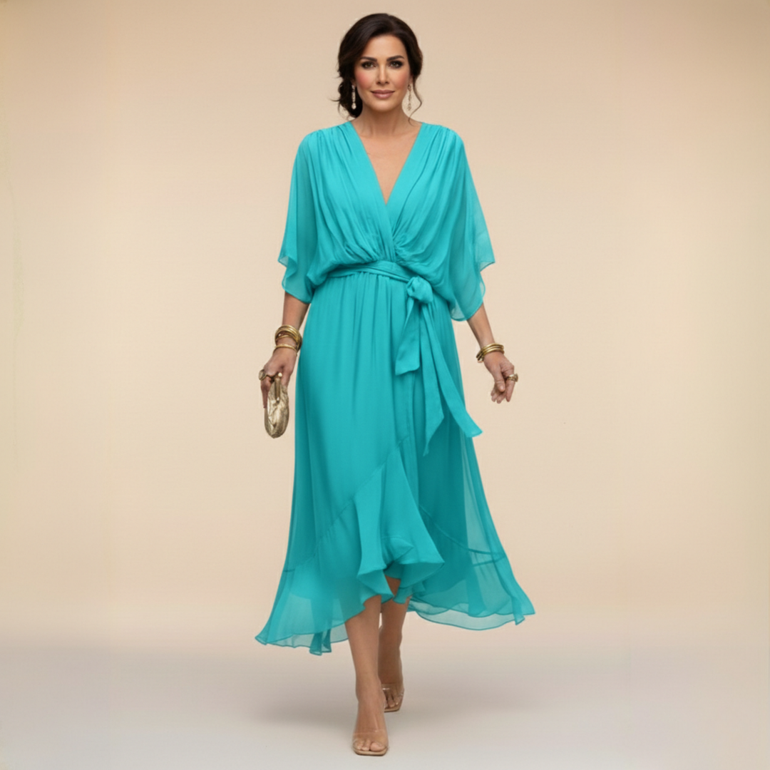 Clara – Vestido elegante con escote en V