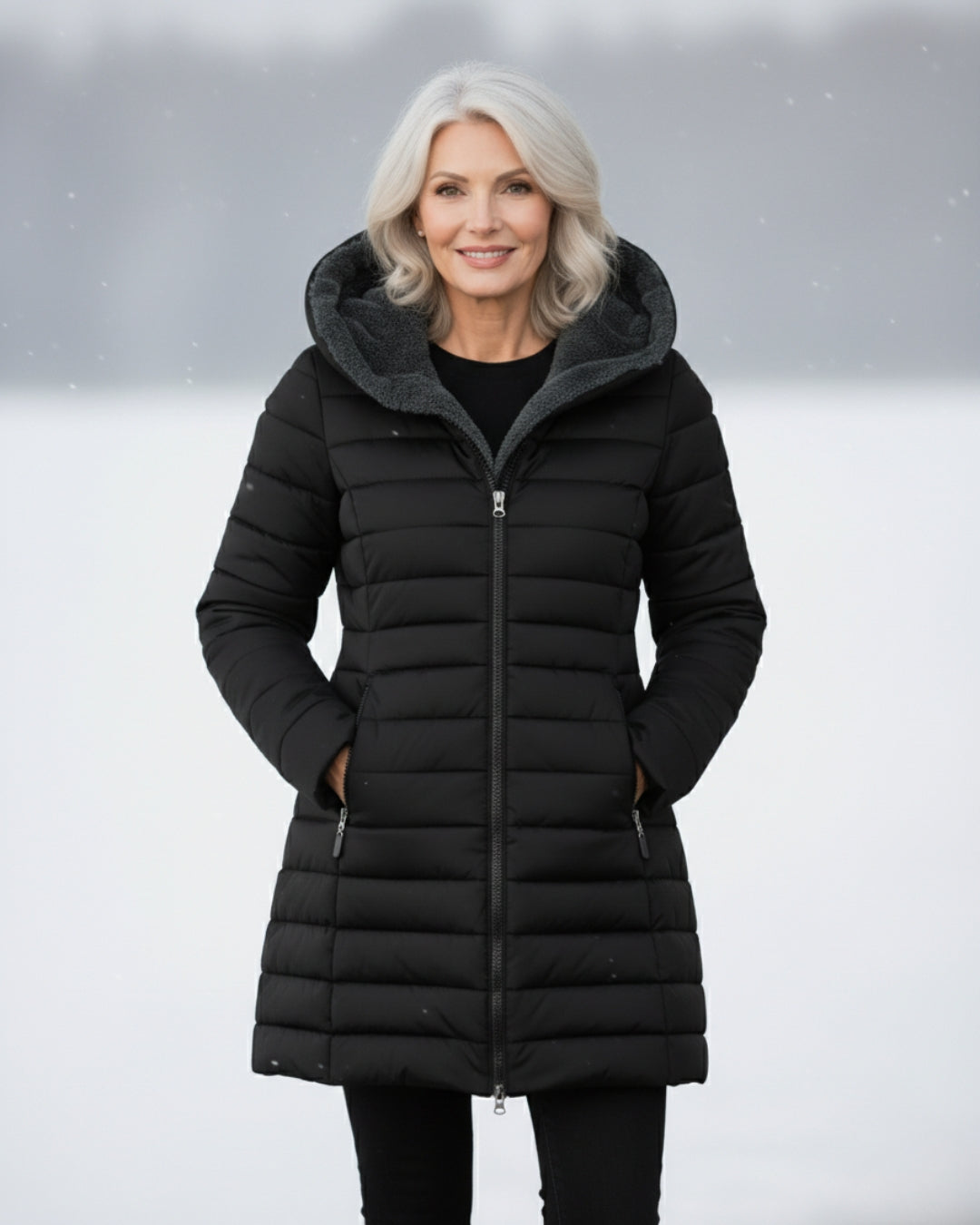 Clara – Abrigo acolchado elegante con forro polar