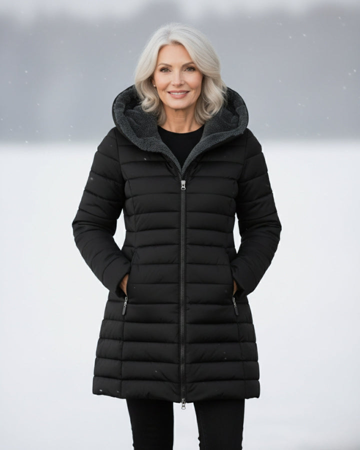 Clara – Abrigo acolchado elegante con forro polar