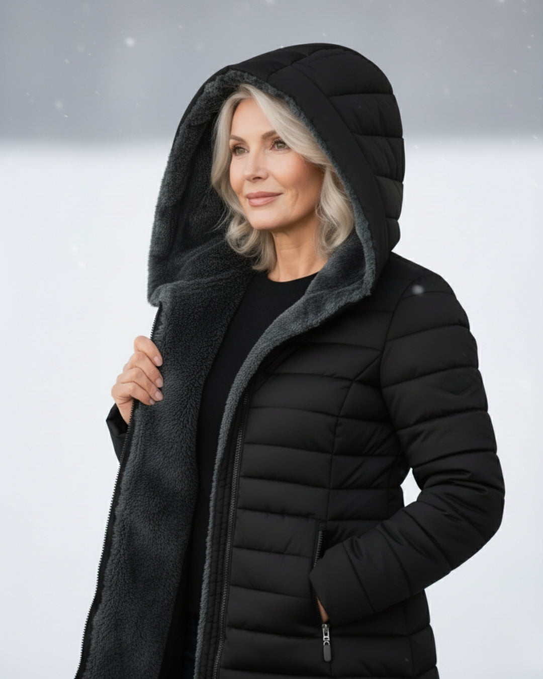 Clara – Abrigo acolchado elegante con forro polar