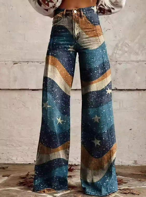 Rocío – Pantalones elegantes boho vintage