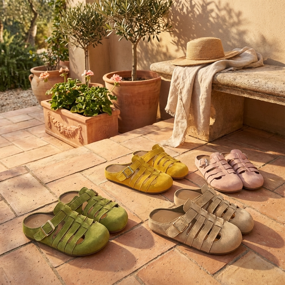 Natalia – Sandalias mule de confort