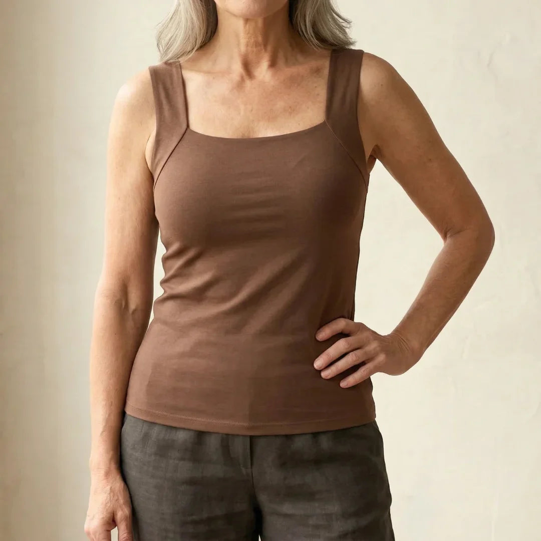 Alba – Camiseta tirantes con sujetador integrado