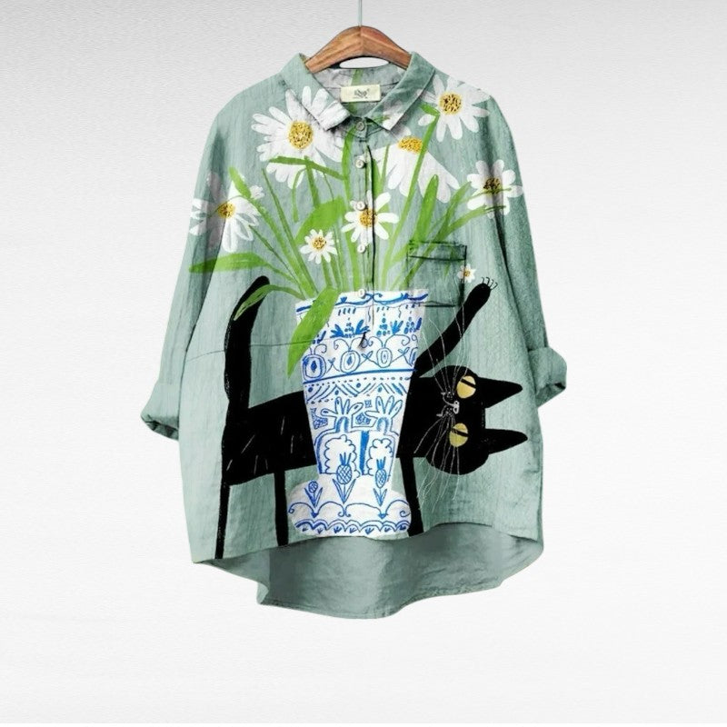 Alice – Elegante blusa refinada para verano