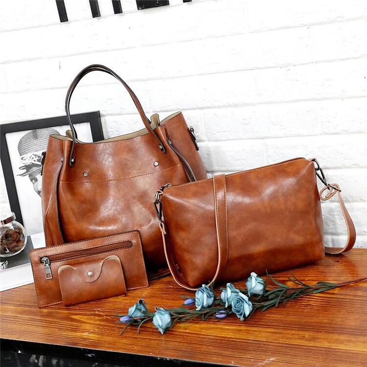 Riley – Conjunto de 4 bolsos vintage elegantes