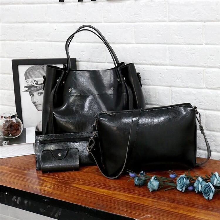 Riley – Conjunto de 4 bolsos vintage elegantes
