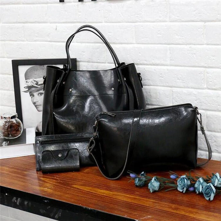 Riley – Conjunto de 4 bolsos vintage elegantes