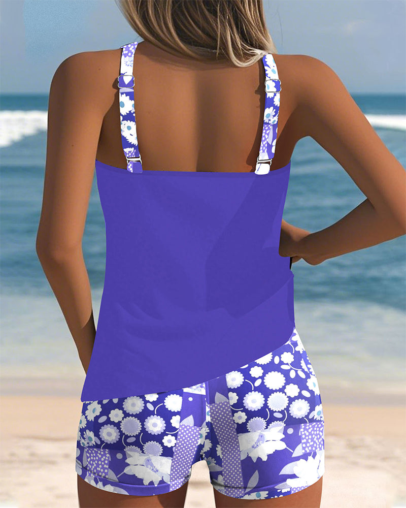 Luna – Conjunto de bañador blusa y short
