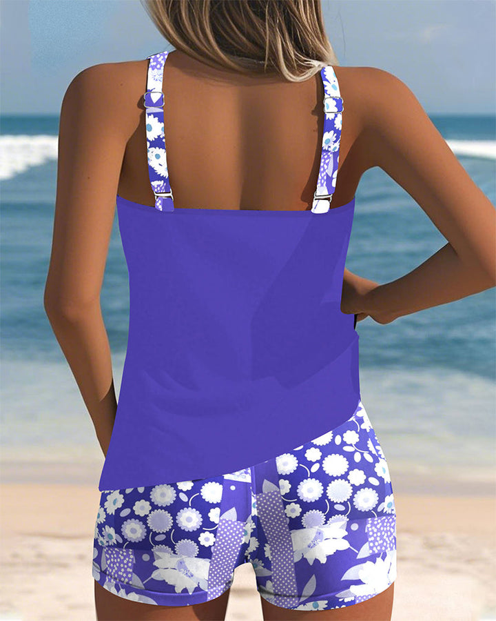 Luna – Conjunto de bañador blusa y short