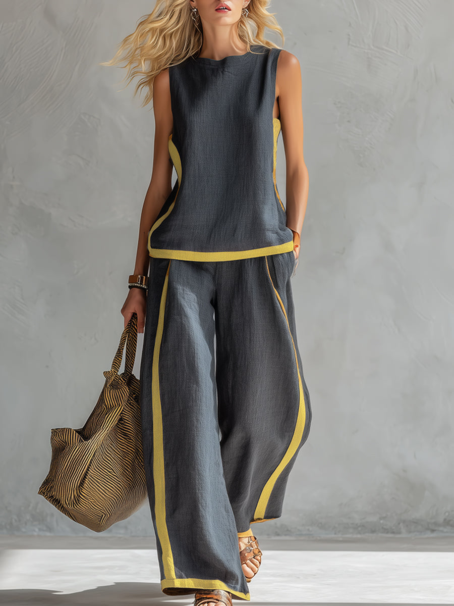 Leila – Conjunto elegante y refinado de dos piezas