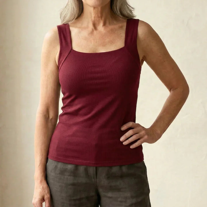 Alba – Camiseta tirantes con sujetador integrado