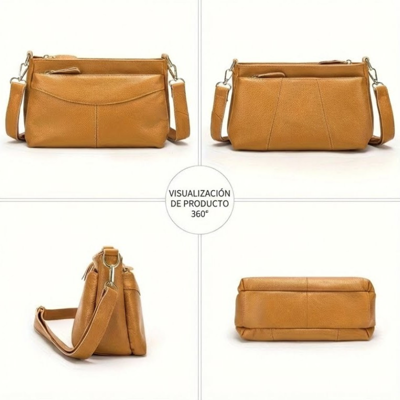 Rina – Bolso bandolera elegante con diseño de guijarros