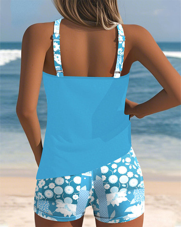 Luna – Conjunto de bañador blusa y short