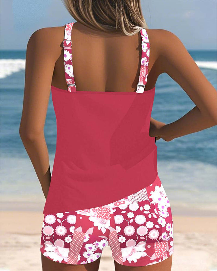 Luna – Conjunto de bañador blusa y short
