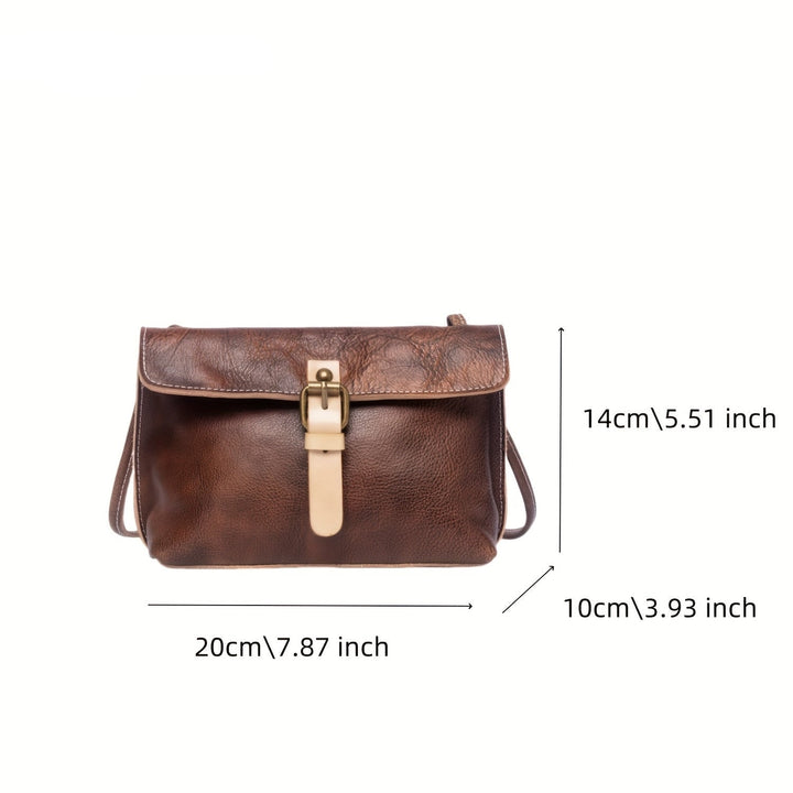 Rosa – Bolso bandolera con hebilla clásica y toque tradicional