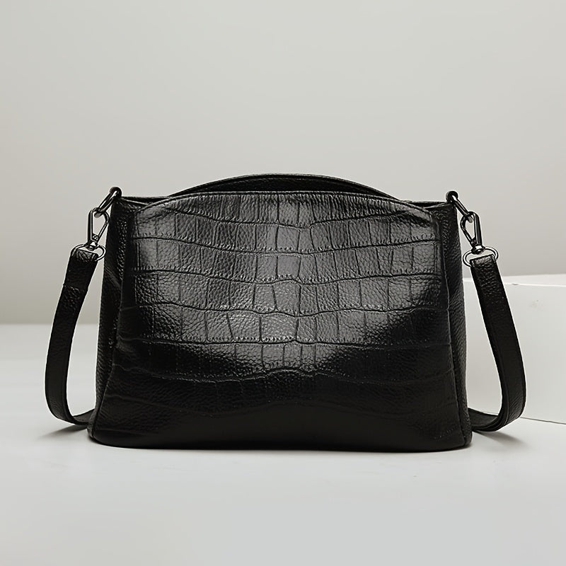 Vivienne – El bolso de hombro elegante de cocodrilo