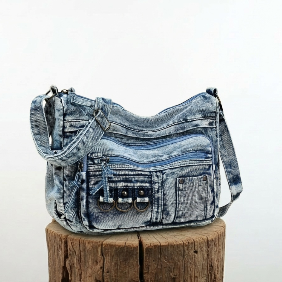 Jenna – Elegante bolso de hombro vaquero