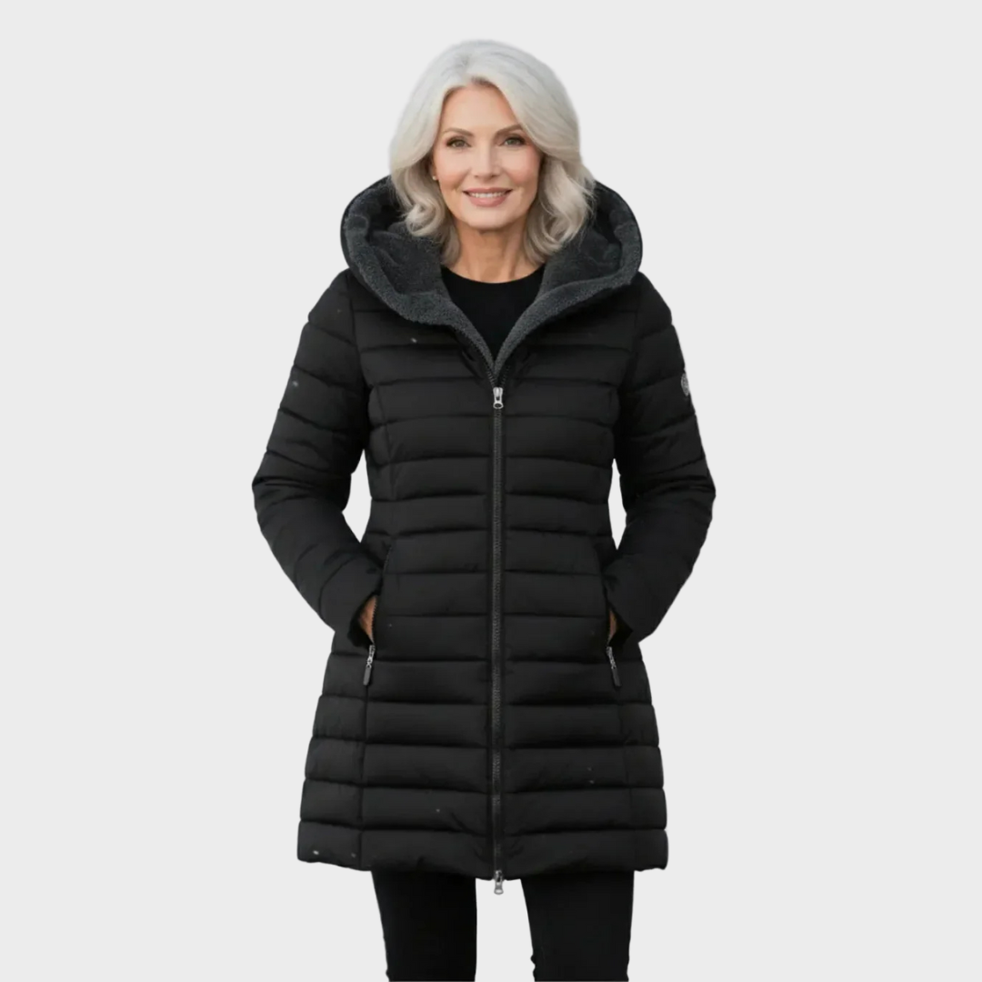 Maja – Elegante abrigo de invierno con un lujo sin preocupaciones