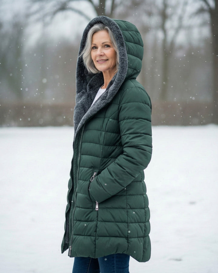 Clara – Abrigo acolchado elegante con forro polar