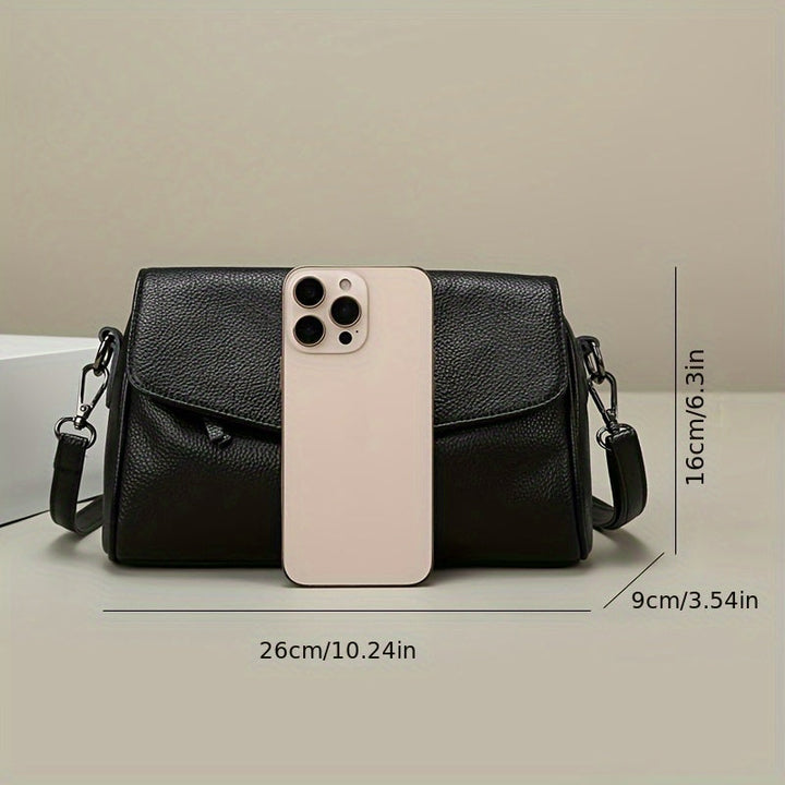 Lara – Bolso de hombro elegante con solapa