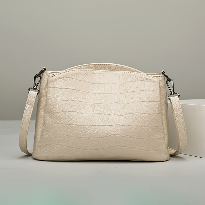 Vivienne – El bolso de hombro elegante de cocodrilo