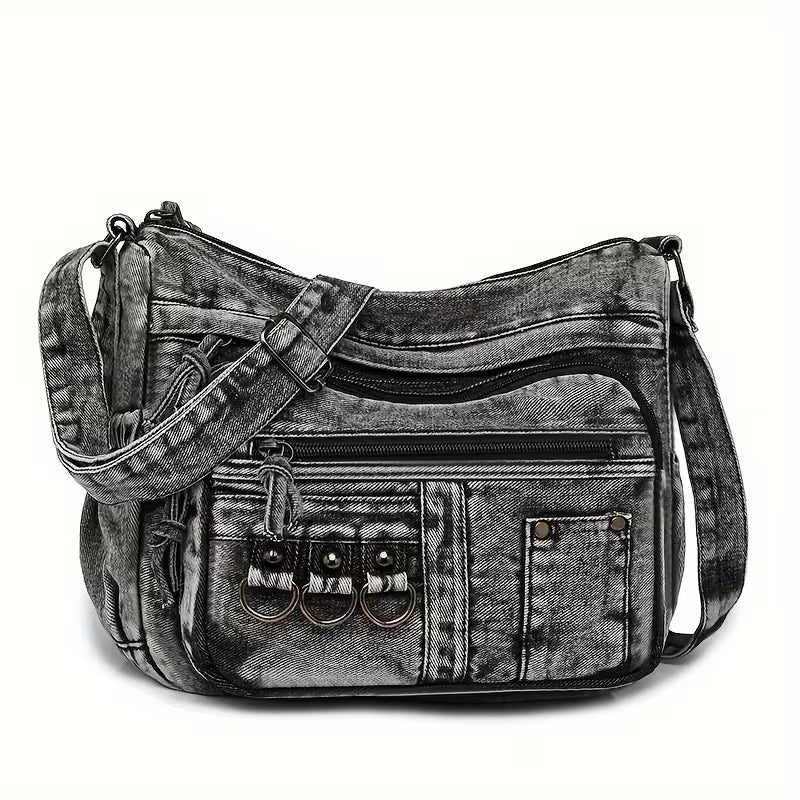 Jenna – Elegante bolso de hombro vaquero