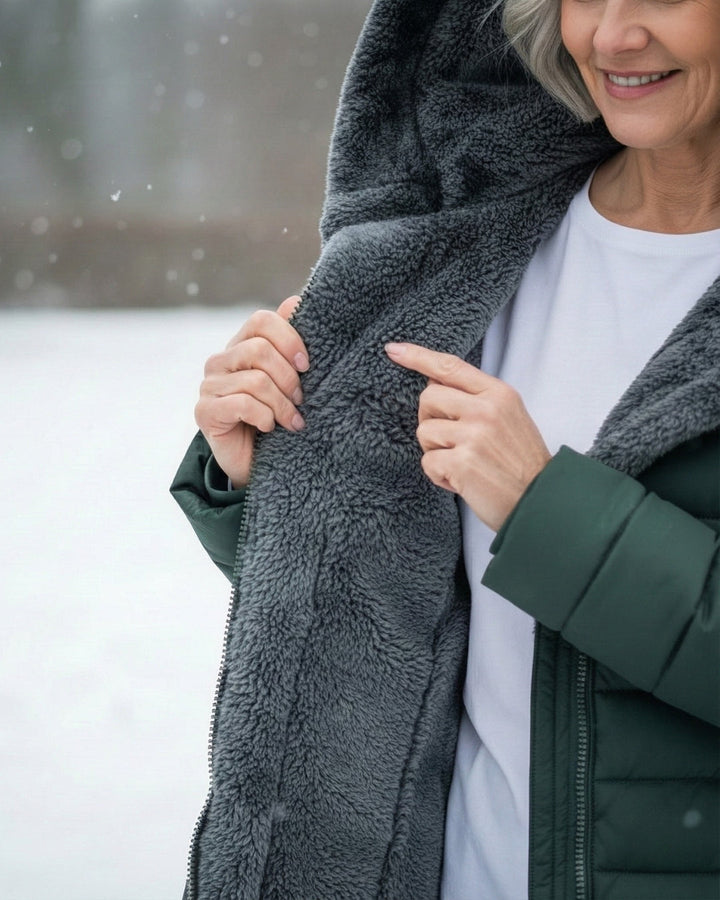 Clara – Abrigo acolchado elegante con forro polar