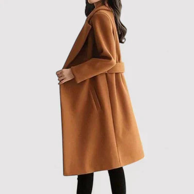 Clara – Abrigo elegante con cinturón