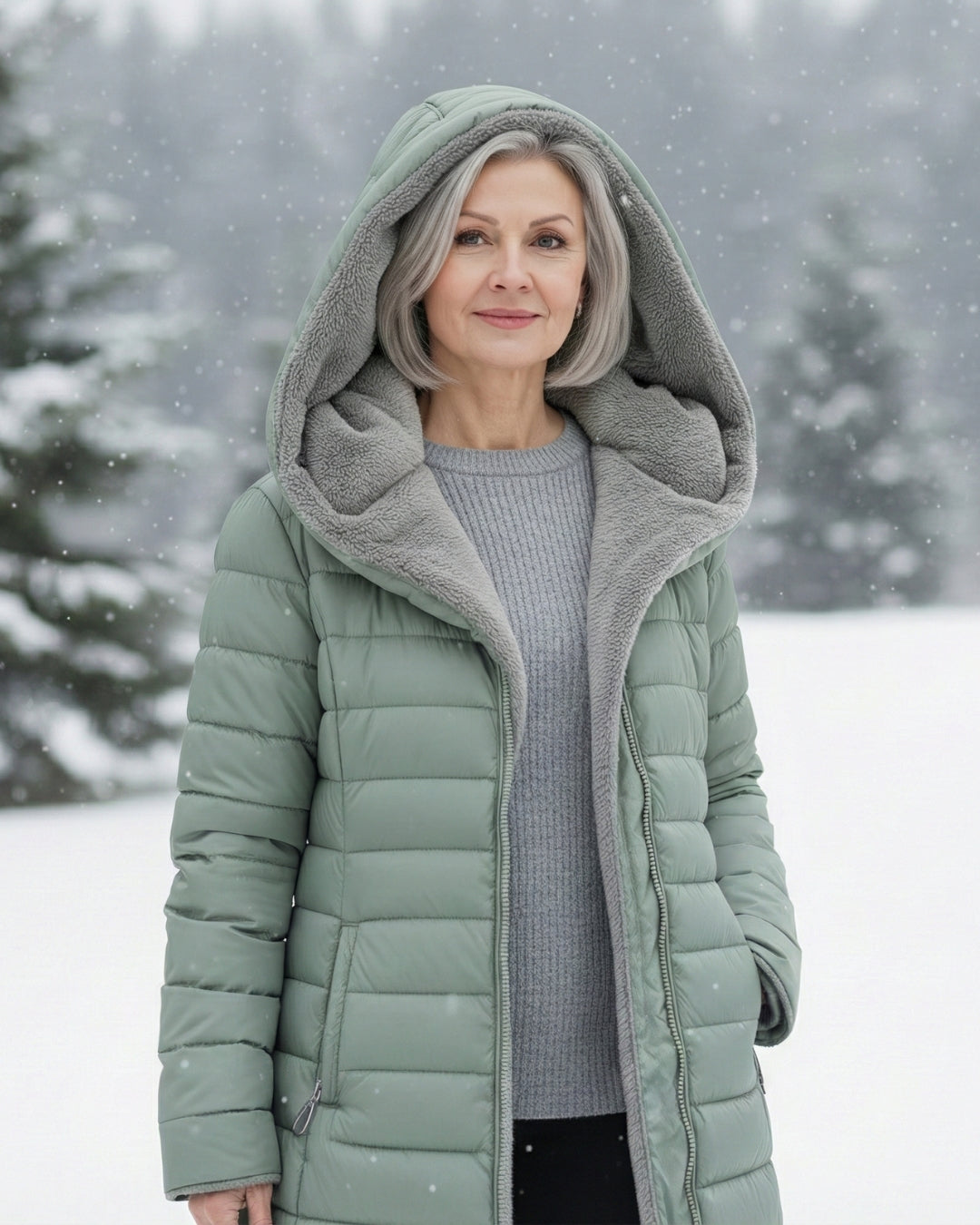 Clara – Abrigo acolchado elegante con forro polar
