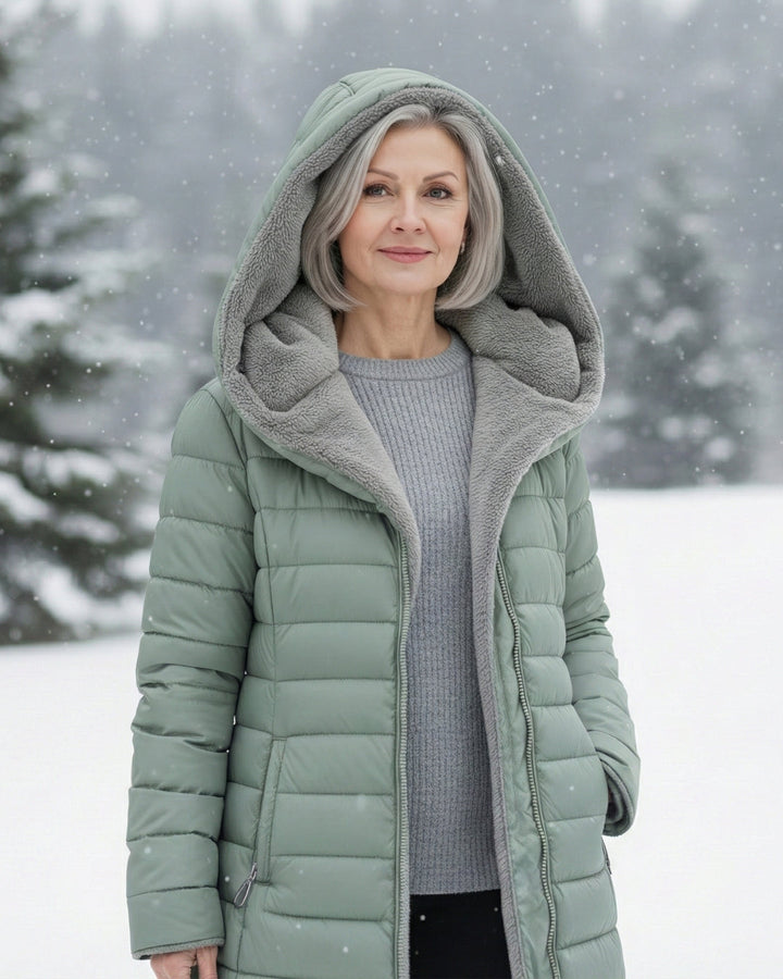 Clara – Abrigo acolchado elegante con forro polar