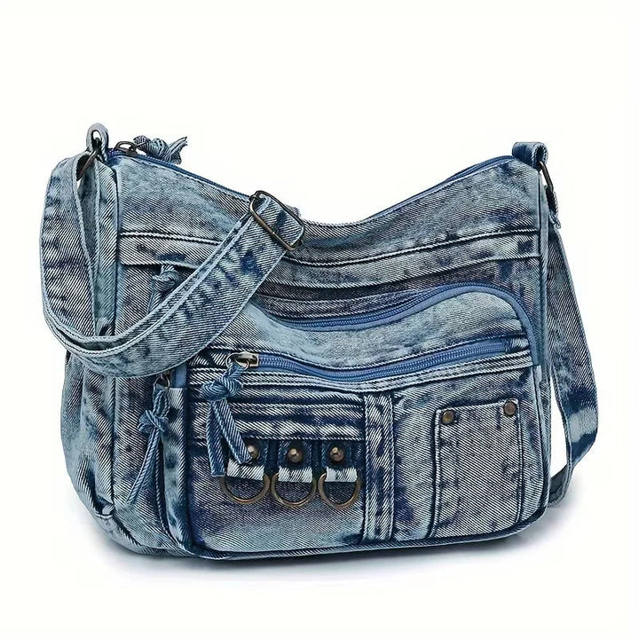 Jenna – Elegante bolso de hombro vaquero