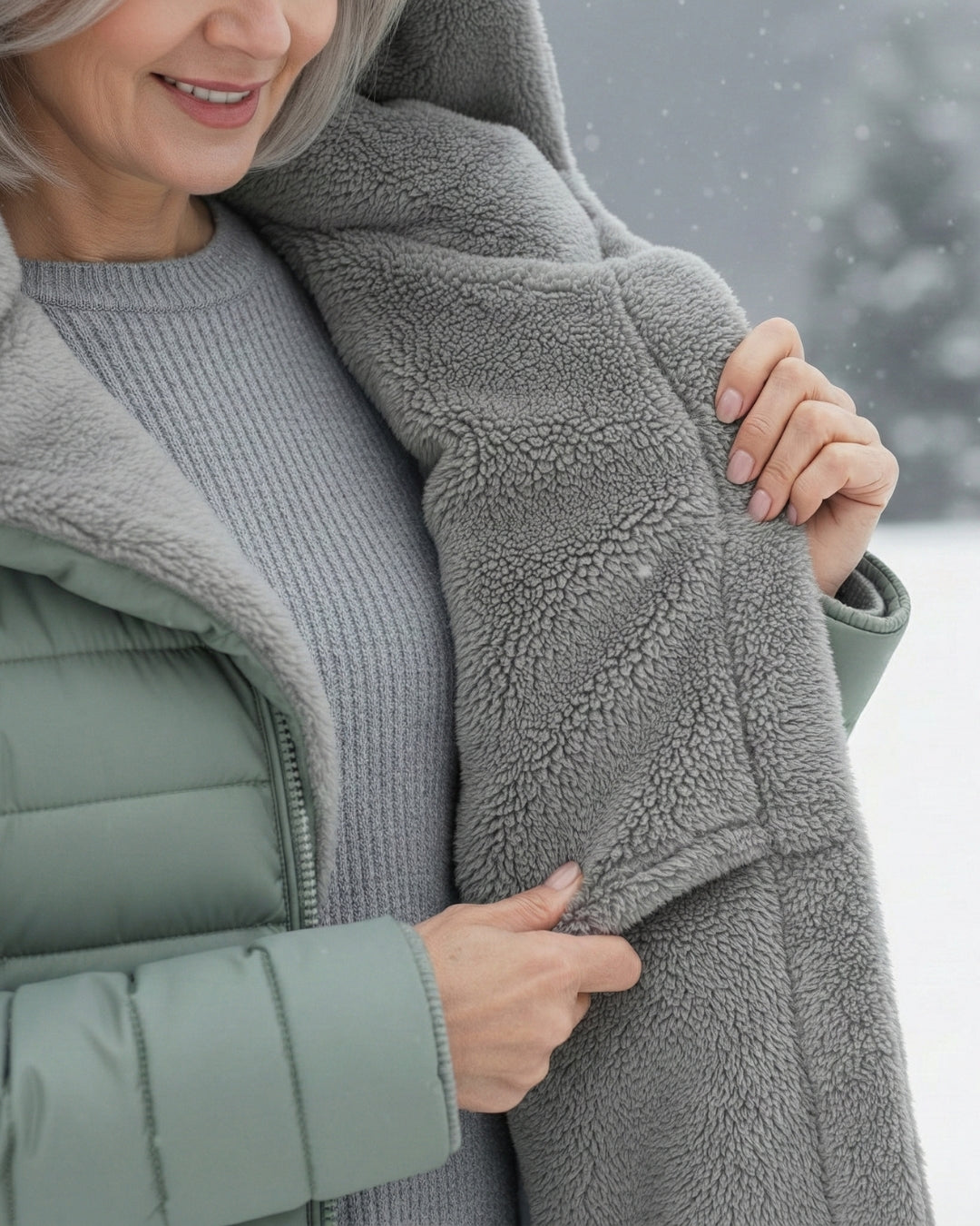 Clara – Abrigo acolchado elegante con forro polar