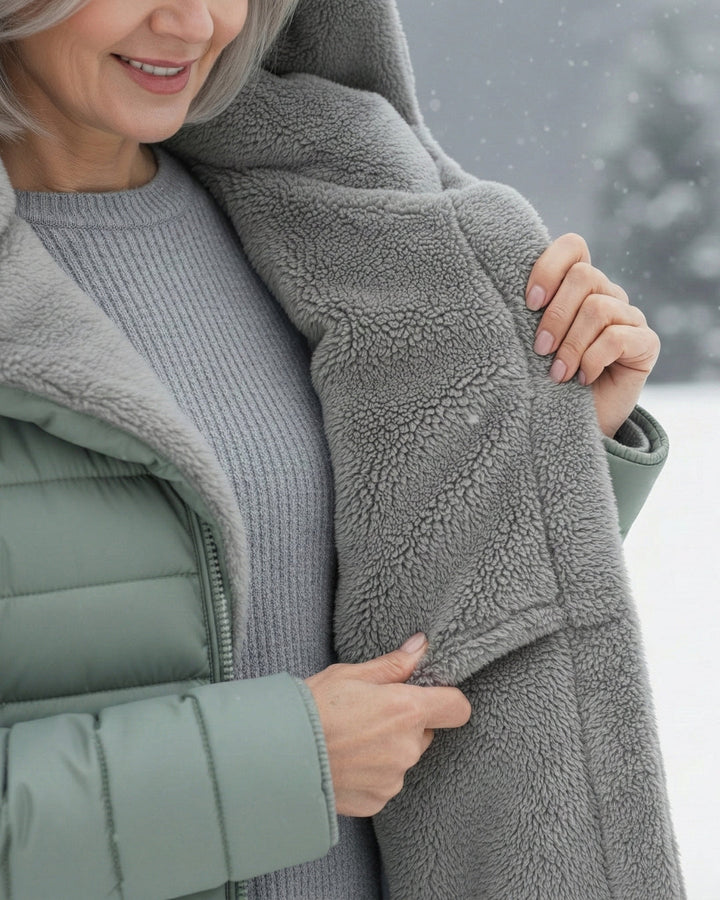 Clara – Abrigo acolchado elegante con forro polar