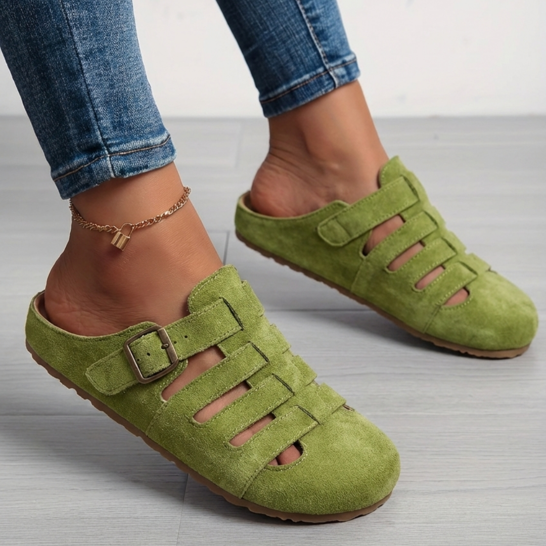 Natalia – Sandalias mule de confort