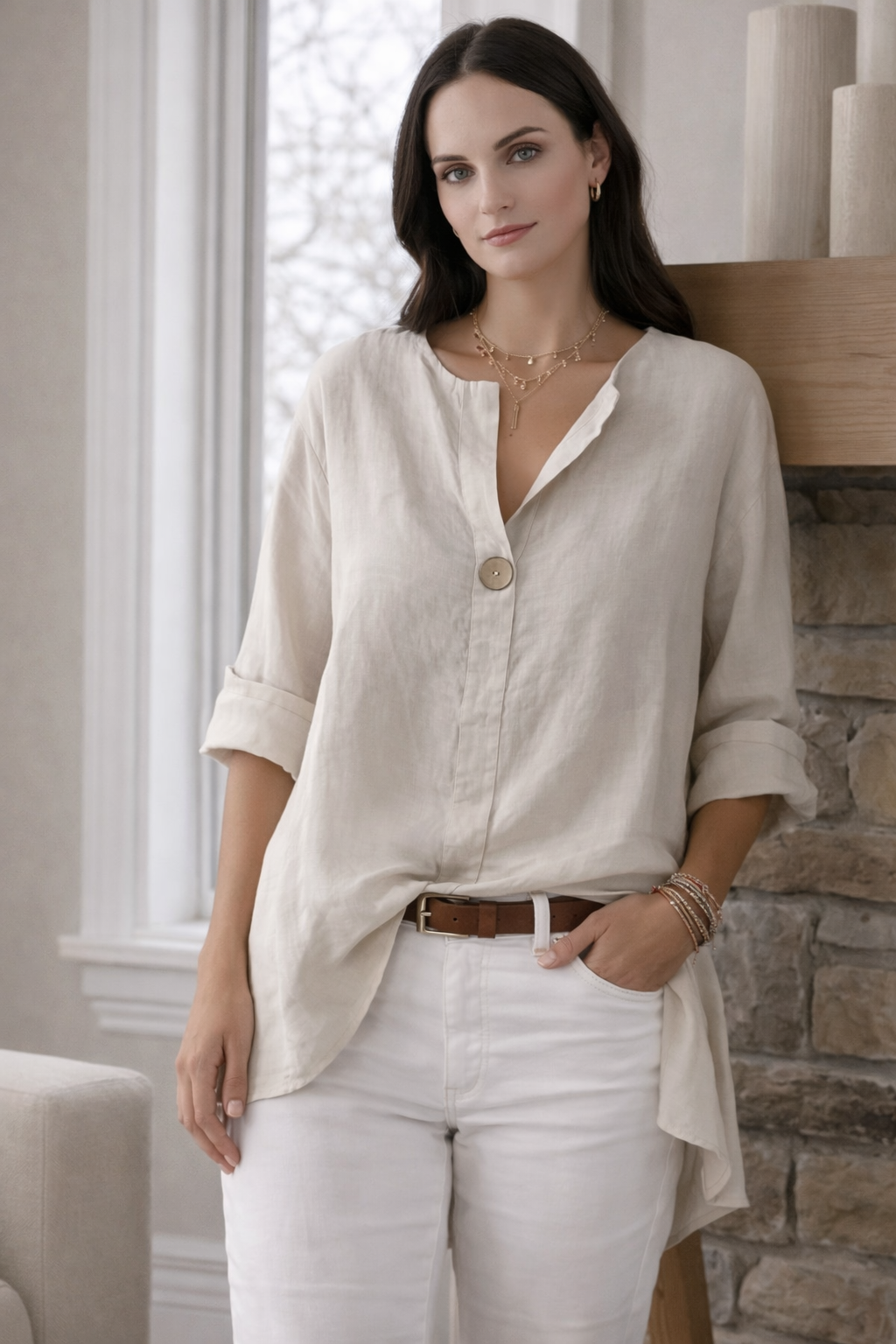 Alba – Blusa elegante y cómoda para mujer