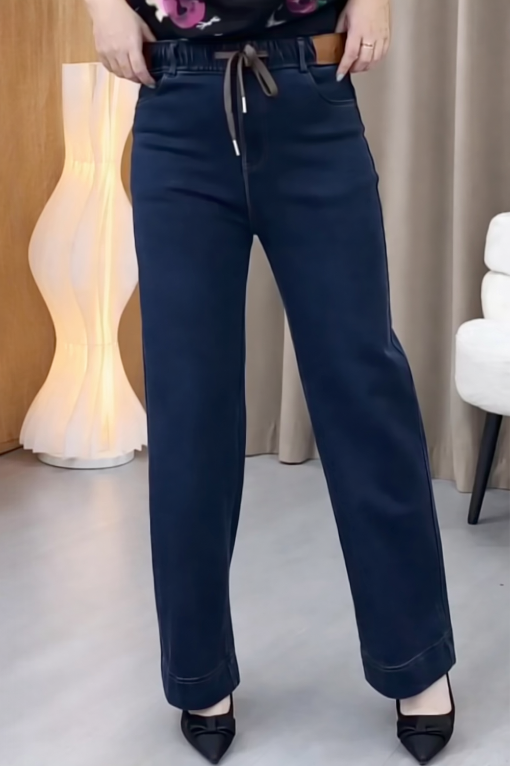 Clara – Pantalones elegantes con cintura elástica