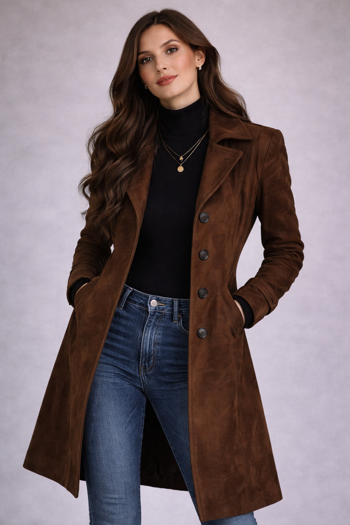 Isabella – Elegante abrigo largo para calidez y estilo atemporales