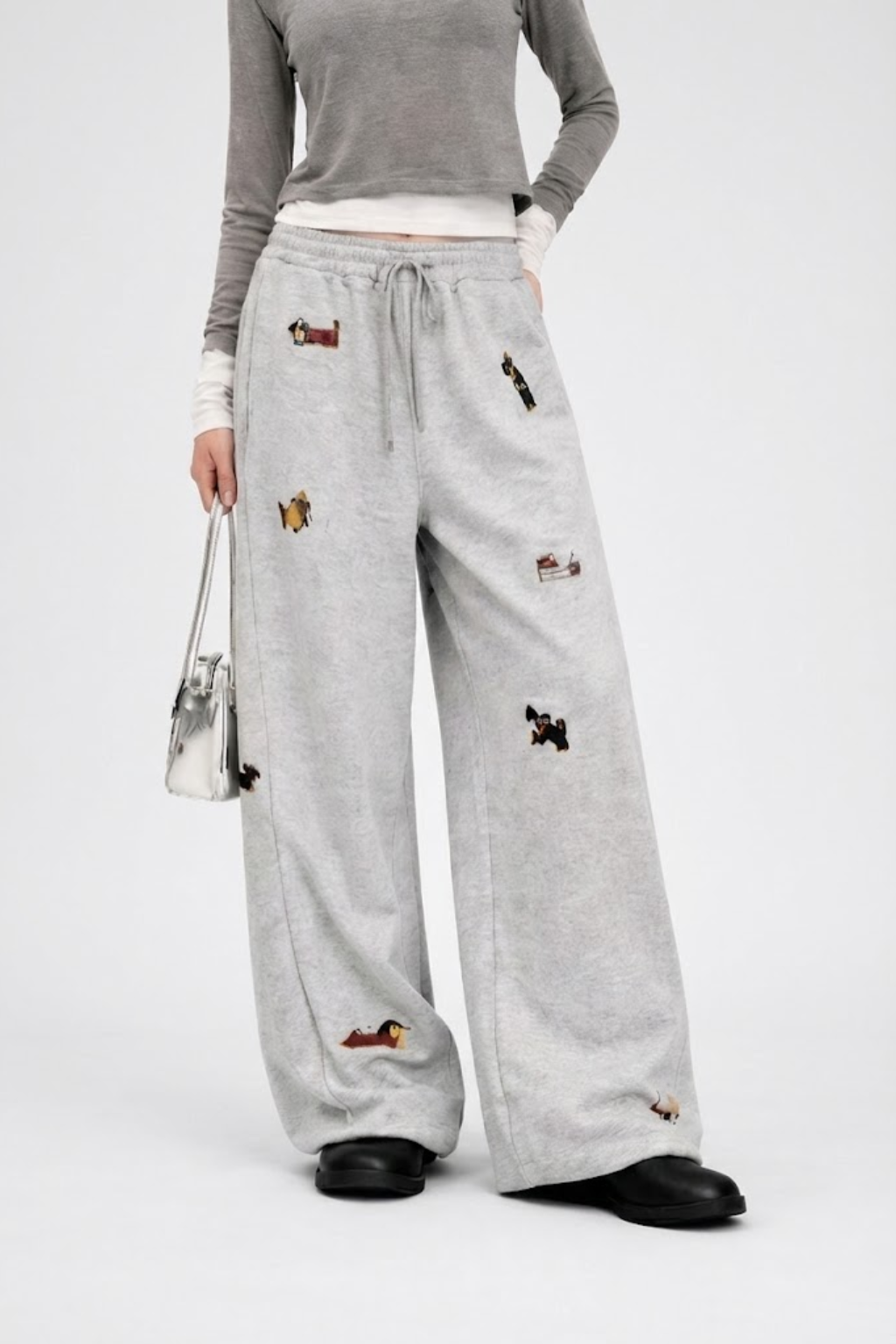 Amalia – Pantalones bordados elegantes Pup Barrel 🐾