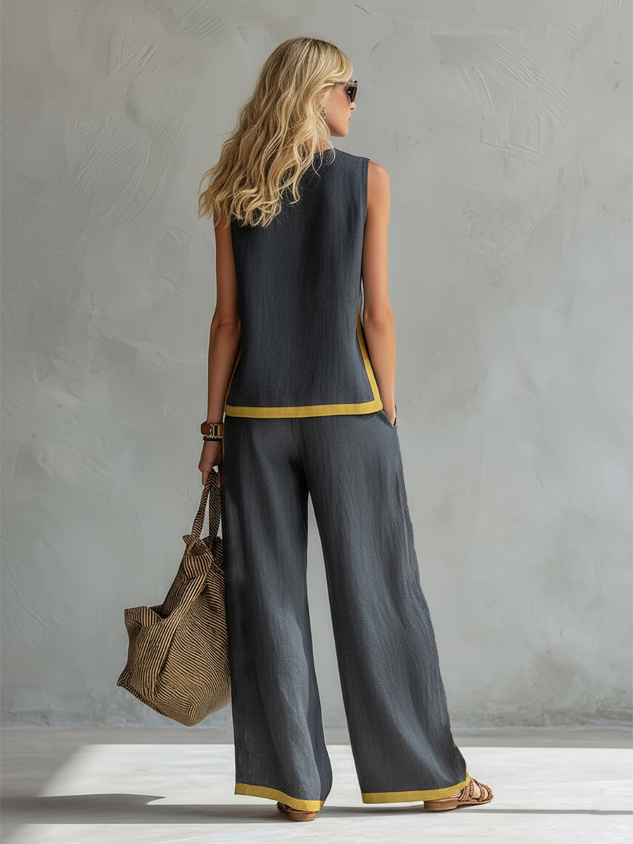 Leila – Conjunto elegante y refinado de dos piezas
