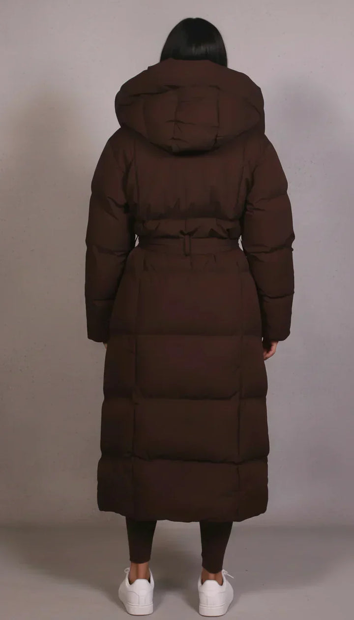 Isabella – Abrigo acolchado largo elegante
