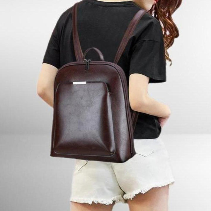 Isabella – Mochila elegante con doble cremallera, diseño refinado