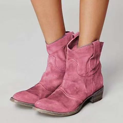 Carmen – Botines tacón bloque punta redondeada