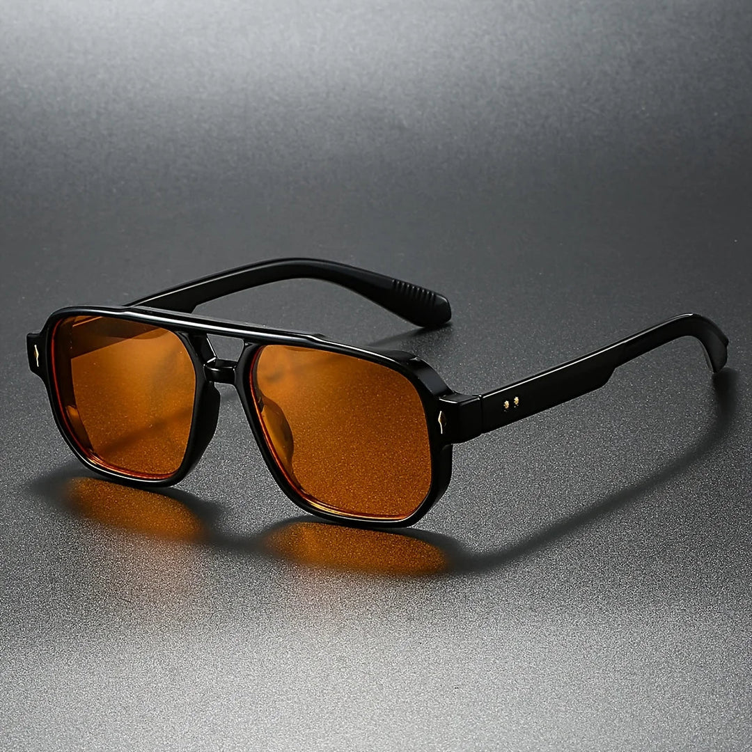Noche Dorada – Gafas de sol montura cuadrada oversize