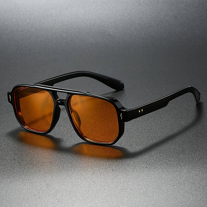 Noche Dorada – Gafas de sol montura cuadrada oversize